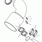 D13B-A MP Wet exhaust pipe elbow
