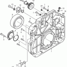 D5A-B TA Timing gear casing and gears
