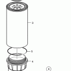 D5A-B TA Fuel filter and water separator (20593528)