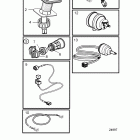 D6-280A-D Mounting kit dph, with electronic steering, main station...