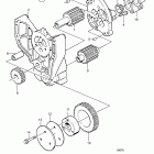 D12D-E MH Oil pump, components