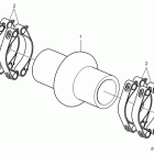 D12D-E MG Flexible water connection, cooling water