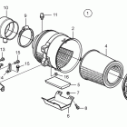 D12D-C MH Air filter: b