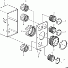 D12D-C MH Instrument panel 24v, engine mounted