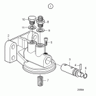 D12D-C MH Bracket for cooling water filter, later production