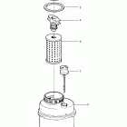 D12D-A MH Hydraulic fluid tank, components