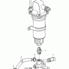 D12D-A MH Oil drain pump and installation parts, engine mounted