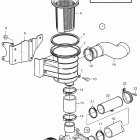 D6-280I-C Sea water pump and sea water filter for engines with dri...