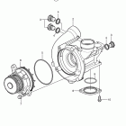 D12D-A MG Circulation pump for engines without radiator cooling