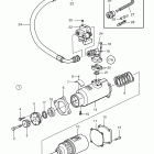 D12D-A MG Air starter and installation components
