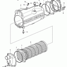 D11A-C Heat exchanger, components
