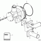 D11A-C See water pump, for engine with reverse gear