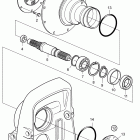D6-310A-A Flywheel housing and primary shaft