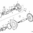 D11A-B See water pump, component, for engine with reverse gear