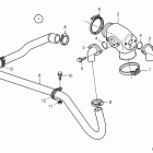 D6-310A-B Exhaust pipe kit, aq. earlier edition