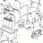 D9A2B MH Oil filter and oil lines