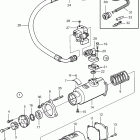 D9A2B MH Air starter and installation components