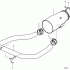D9A2B D9-500 (R5) Wet exhaust pipe elbow