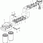 D7A-A T Oil filter housing and oil filter with shift valve, clas...
