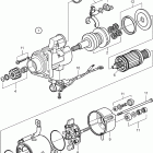 D9A2A D9A-MH Starter motor, components