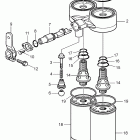 D9A2A D9A-MH Oil filter housing with shift valve. classifiable