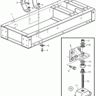 D9A2A D9A-MG Engine mounting and frame