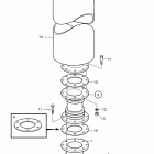 D9A2A D9A-MG Dry exhaust line 7'' (175 mm) later production