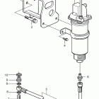 D9A2A D9A-MG Oil drain pump and installation parts, engine mounted
