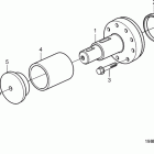 D7A-B TA Power take off (stub shaft) for 55a and 95a alternator (...