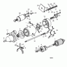 D7C-B TA Starter motor, components