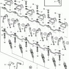 D7C-B TA Injectors, pressure pipes and leak-off line. standard