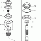 DPH-B Upper vertical shaft