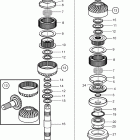 IPS-B Upper gear set and shaft