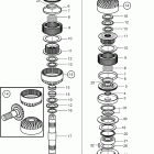 IPS-D Upper gear set and shaft