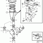 KAD32P-A Sea water pump, sea water filter and expansion tank