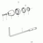 KAD42A Propeller cone kit. tool, cone tightening,       m16: 85...