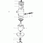 KAD42B Fuel filter and water separator, rina-approved