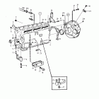 KAD42B Cylinder block and flywheel housing: c