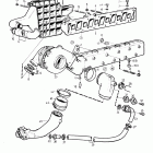 KAD42P-A Induction and exhaust manifold: b