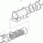 KAD44P-B Oil cooler, components: 861601