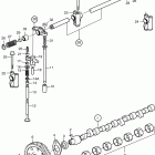 KAD44P-C Camshaft and valve mechanism: a