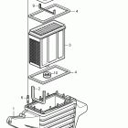 KAMD42A After cooler and installation components: a