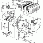 KAMD42P-A Turbocharger and air filter