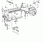 KAMD42P-A Cylinder block and flywheel housing
