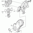 KAMD42P-A Timing gear casing and gears