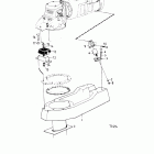MD5B Engine suspension, sail boat drive unit