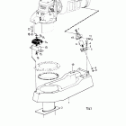 MD7 Engine suspension, sail boat drive unit