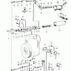 MD7B Cooling system, induction- and exhaust manifold: d