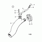 MD11D Water cooled exhaust bend: 829676