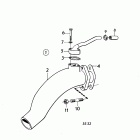 MD11D Water cooled exhaust bend: 833585